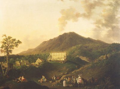 View of the Villa Medici, Ottaviano by Pierre Jacques Volaire